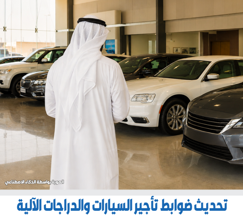 تحديث ضوابط تأجير السيارات والدراجات الآلية. الكاميرا الداخلية إلزامية في السيارات المؤجرة بسائق